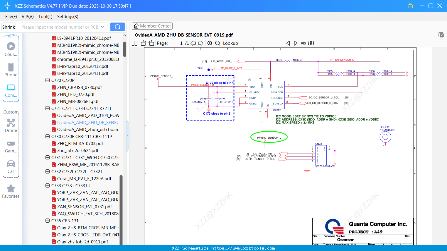Laptop ACER OvideoA_AMD_ZHU_DB_SENSOR_EVT_0919